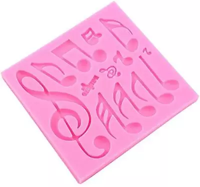 Music Mold Multi Music Note Lace Silicone Mould Fondant Mat Cake Decorating Tool • $23.13