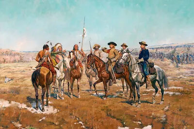 Custer's Demand By Charles Schreyvogel Western Giclee Art Print + Ships Free • $44.10