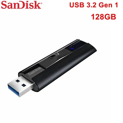$69.95 • Buy SSD USB 3.1 Flash Drive 128GB SanDisk Extreme Pro Solid State Flash CZ880