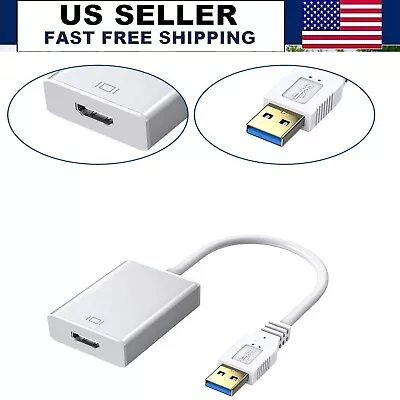 USB 3.0 To HDMI Cable Converter Display Graphic Adapter For Laptop PC HD 1080P • $9.99