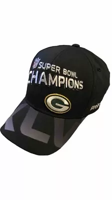 Green Bay Packers Super Bowl 45 Xlv Champions Hat Cap Reebok Onfield Fitmax • $10