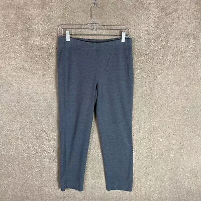 J.Jill Pants Womens Petite Small PS Charcoal Stretch Ponte Slim Leg Pull On • $24.99