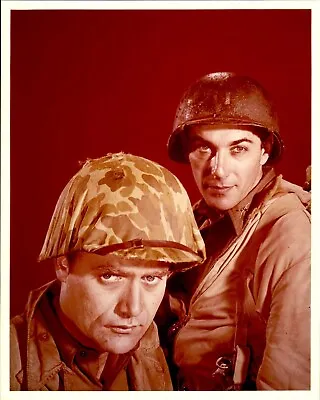 BR30 60s Rare TV Vtg Color Photo VIC MORROW RICK JASON Combat Military Actors • $20