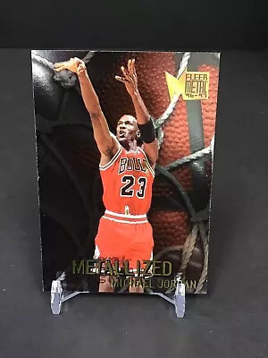 Michael Jordan 1996/97 Fleer Metal Basketball Metalized  #128 • $8