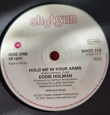 Northern Soul : Eddie Holman - Hold Me In Your Arms 2021 Shotgun  • £13.99