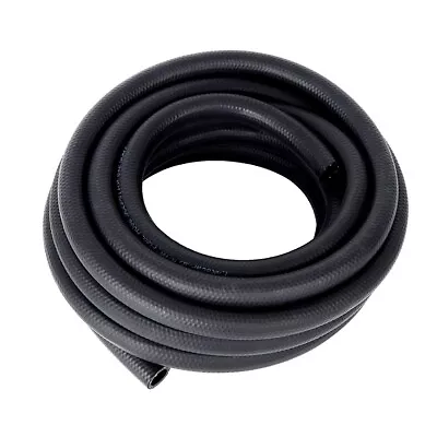 LokoCar 5/16 Inch Fuel Hose Line Push Lock NBR Rubber 25FT SAE 30R7 300PSI Black • $40.84