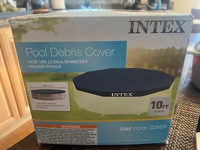 Intex 10-Foot Round Easy Set Pool Cover • $15