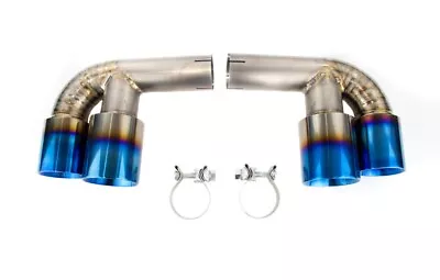 Fit Porsche 911 997 Carrera C2 C4 05-08 Titanium Muffler Bypass Exhaust Quad Tip • $719.99