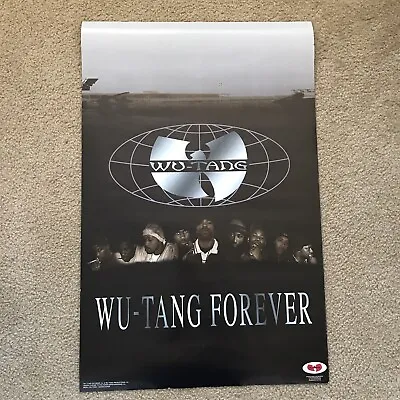 🔴 Wu-Tang Poster Forever 22x34 Classic Rare Rza Method Man Raekwon WuTang 1997 • $275