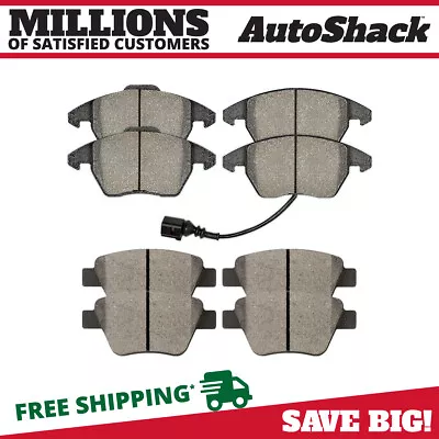 Front And Rear Ceramic Brake Pads For 2012-2014 VW Passat 1.8L 2.0L 2.5L 3.6L V6 • $34.69