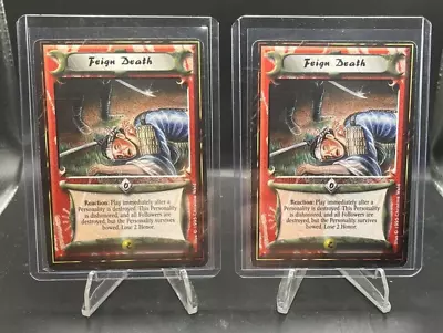 L5R CCG 2x Feign Death Imperial Edition 1995 • $29.99