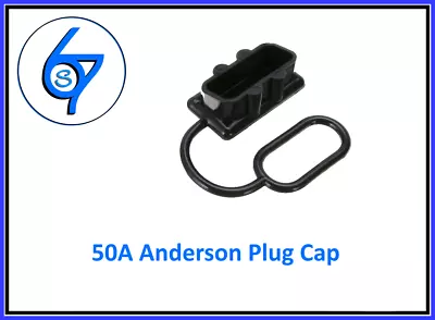 $3.95 • Buy DUST CAP COVER BLACK ANDERSON PLUG 50 AMP DUAL BATTERY 50a