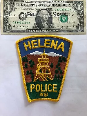 Helena Montana Police Patch In Great Shape  • $14.75