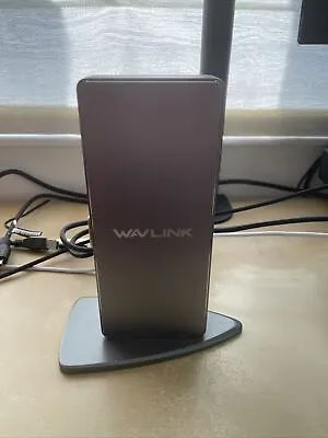 £70 • Buy NEW WAVLINK WL-UG69DK7 USB-C Dual 4K Universal Docking Station In Black -Z03