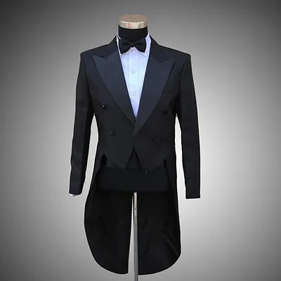 New Mens Wedding Formal Tail Coat Trouse Tuxedo Jacket Evening Party • $46.70