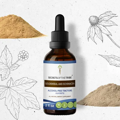 Secrets Of The Tribe Goldenseal And Echinacea Tincture Alcohol-FREE • $21.97