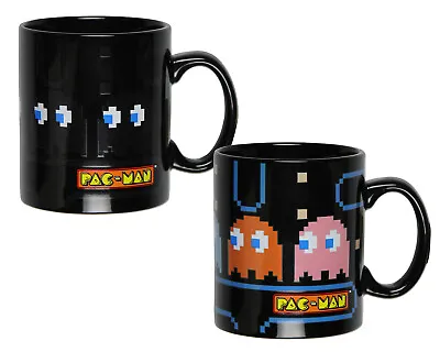 Pac-Man Heat Reactive Color Changing 16 Oz. Tea Coffee Mug Cup • $20.95