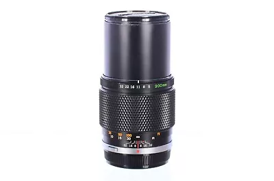 Olympus 200mm F4.5 Zuiko Lens For Manual Focus OM Mount Stunning • £49