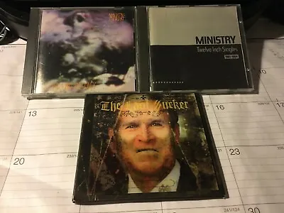Ministry 3 Cd Lot: Last Sucker Hologram Rape And Honey Twelve Inch Singles • $27.99