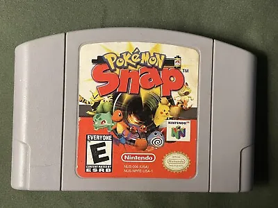 Pokemon Snap (Nintendo 64 1999) AUTHENTIC N64 Cartridge TESTED Great Shape! N64 • $8.95