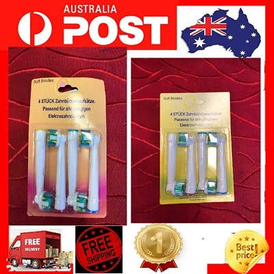 $4.99 • Buy 4pcs Oral B Replacement Brush Heads   4 TYPE  BRANK NEW