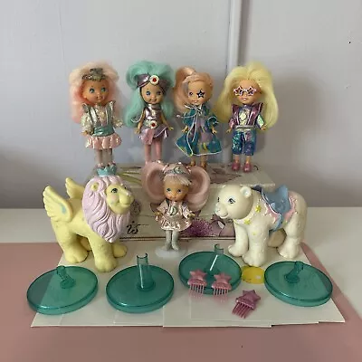 Vintage Moon Dreamers Lot - With Stands And Records - READ FULL DESCRIPTION • $73