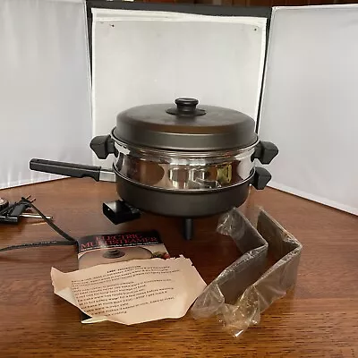 MEYER Electric Multisteamer Steam Cookware/Skillet - FR8231 • $55.94