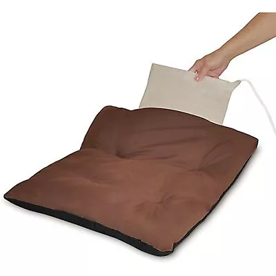 K&H Pet Bed Heater With Free Cover Tan Large 11 X 23.75 Inch • $79.99