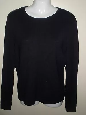 #484 Misses Sweater M Vintage Carlisle Purple Silk Blend Stretch • $19