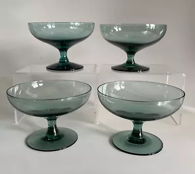 MCM Russel Wright American Modern Seafoam  Champagne / Dessert Coupes Set Of 4 • $45