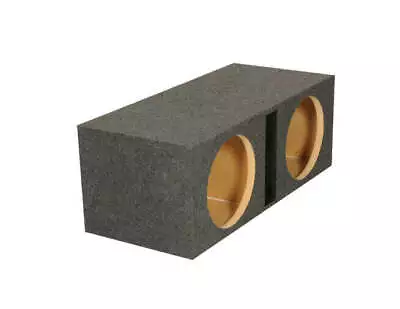 QPower Dual 12  Carpeted Heavy Duty Vented Subwoofer Enclosure 1  MDF HD212 • $79.98