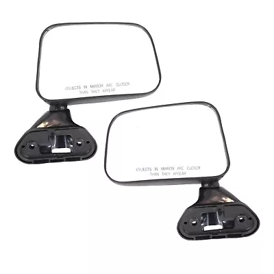 Mirror Set For 1989-1995 Toyota Pickup Manual Folding Textured Black • $32.60