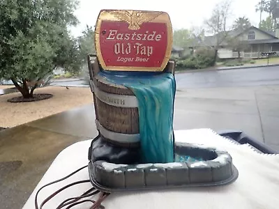 Eastside Old Tap Motion Water Fall Beer Light Eastside Vintage Beer Sign • $70