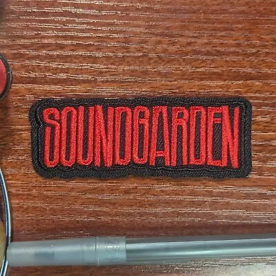 Soundgarden Patch 80s 90s Rock Alternative Grunge Embroidered Iron On 1.25x3.25  • $4