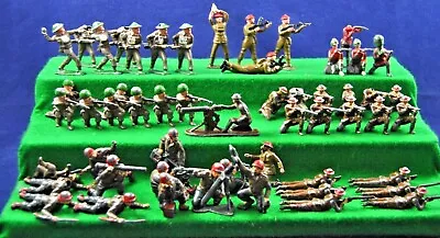 Various LEAD METAL SOLDIERS Set Ideal For WW! WW2 Or Other WAR DIORAMA Display • £2.99