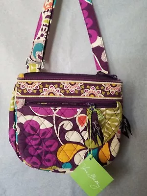 Vera Bradley Little Flap Hipster  Plum Crazy - New With Tag • $30