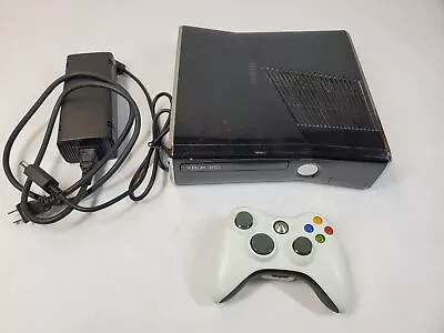 Microsoft Xbox 360 S Console W/ Controller Cords & HDD - Tested • $18.99