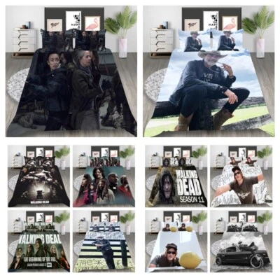 £20.39 • Buy The Walking Dead Bedding Set Microfiber Bedroom Decor Children Bed Set