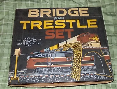 Marx Trains Bridge And Trestle Set In BOX • $39