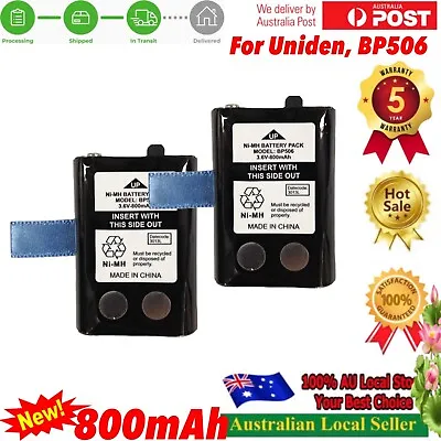 2 Pack Battery For Uniden Handheld Radio BP506 UH510-2 UH515-2 UH515SX • $31.66