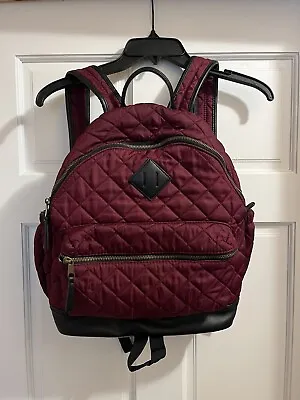 Mossimo Supply Co Red Quilted Backpack Burgundy • $14.90