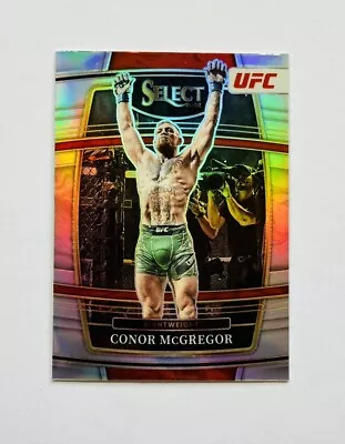 CONOR MCGREGOR 2022 Panini Select UFC Silver Prizm Trading Card #93 • $8.99