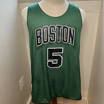 YI JIANLIAN NEW JERSEY NETS + KEVIN GARNETT BOSTON CELTICS Reversible JERSEY  L • $19.98