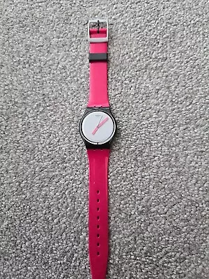 Swatch Originals Watch 'Pink 'N' Black' - GB266 - From 2012 Collection • £29.99