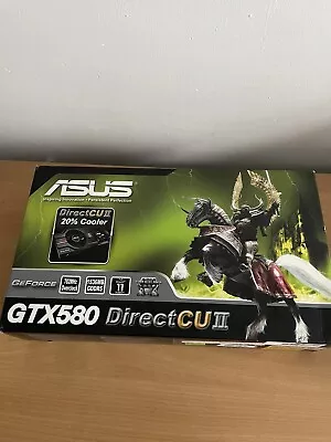 £180 • Buy ASUS GTX 580 Direct CU II 1.536 GB Card Boxed Collectors Item Mint Condition