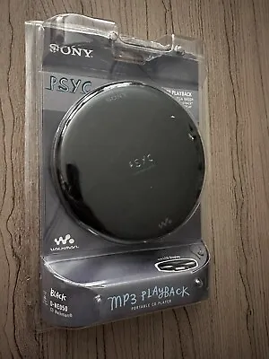 Vintage Sony PSYC Discman Walkman Portable CD MP3 Player Black D-NE050 Mint New • $149.95