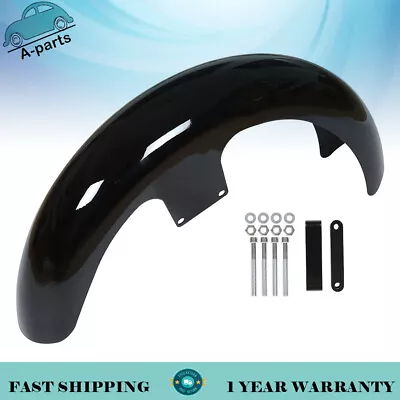 Front Fender 21 Wrap Wheel For Touring Electra Street Glide Baggers Vivid Black • $99.29