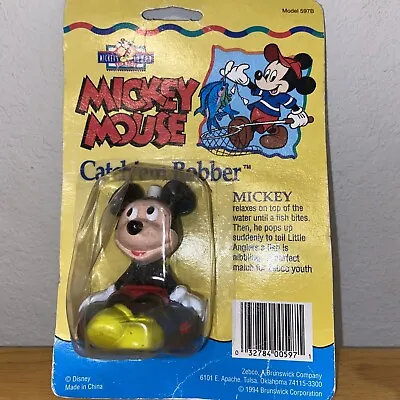 Vintage 1994 Mickey Mouse Zebco Model #597B Catch'em Bobber New In Package • $13
