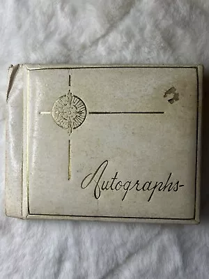 Vintage Autograph Book Kansas City Missouri People’s Names And Numbers • $9.99