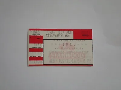 INXS Michael Hutchence RIP & Ziggy Marley Concert Ticket Stub-1988-AntiochTN • $7.99